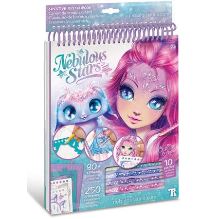 Раскраска для девочек Nebulous Stars Кристалия, скетчбук, набор для творчества, серия Space, 11140_NSDA