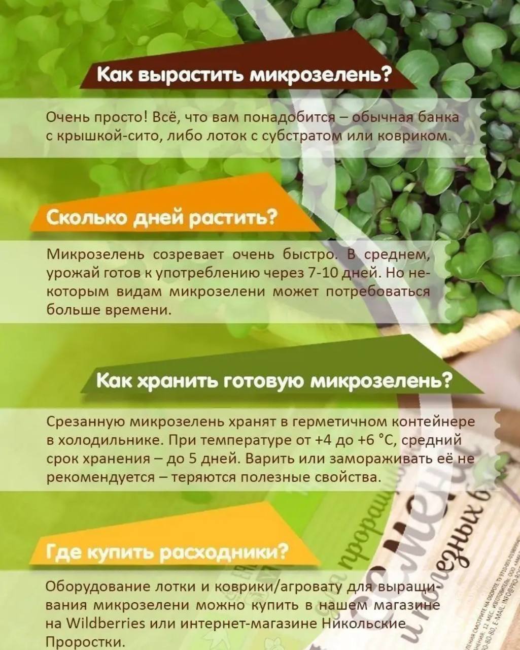 Семена для микрозелени MegaMedia редис - фото 6