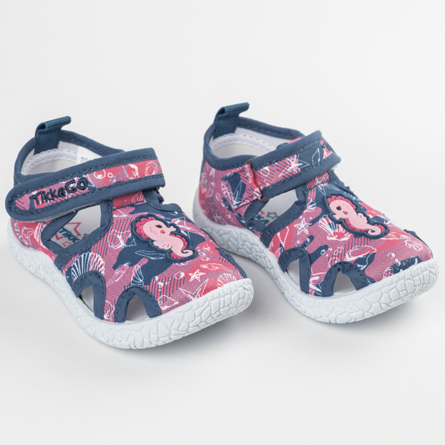 Сандалии TikkaGo 7T17_1507-2_navy-pink - фото 2