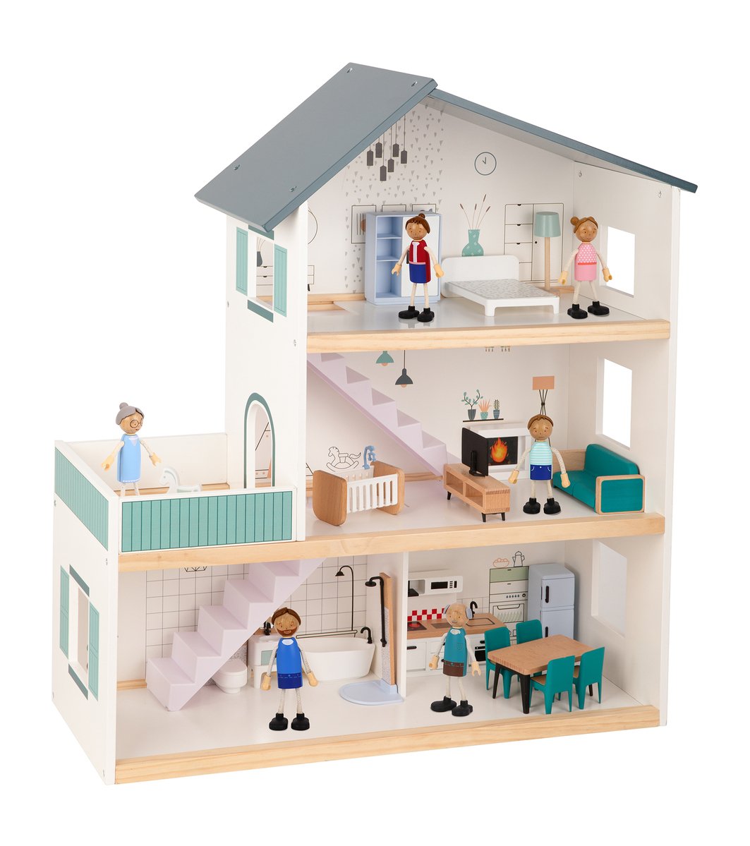 Домик для кукол Tooky Toy 70 см TH919 - фото 1
