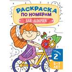 Книга Харвест Раскраска по Номерам Для девочек