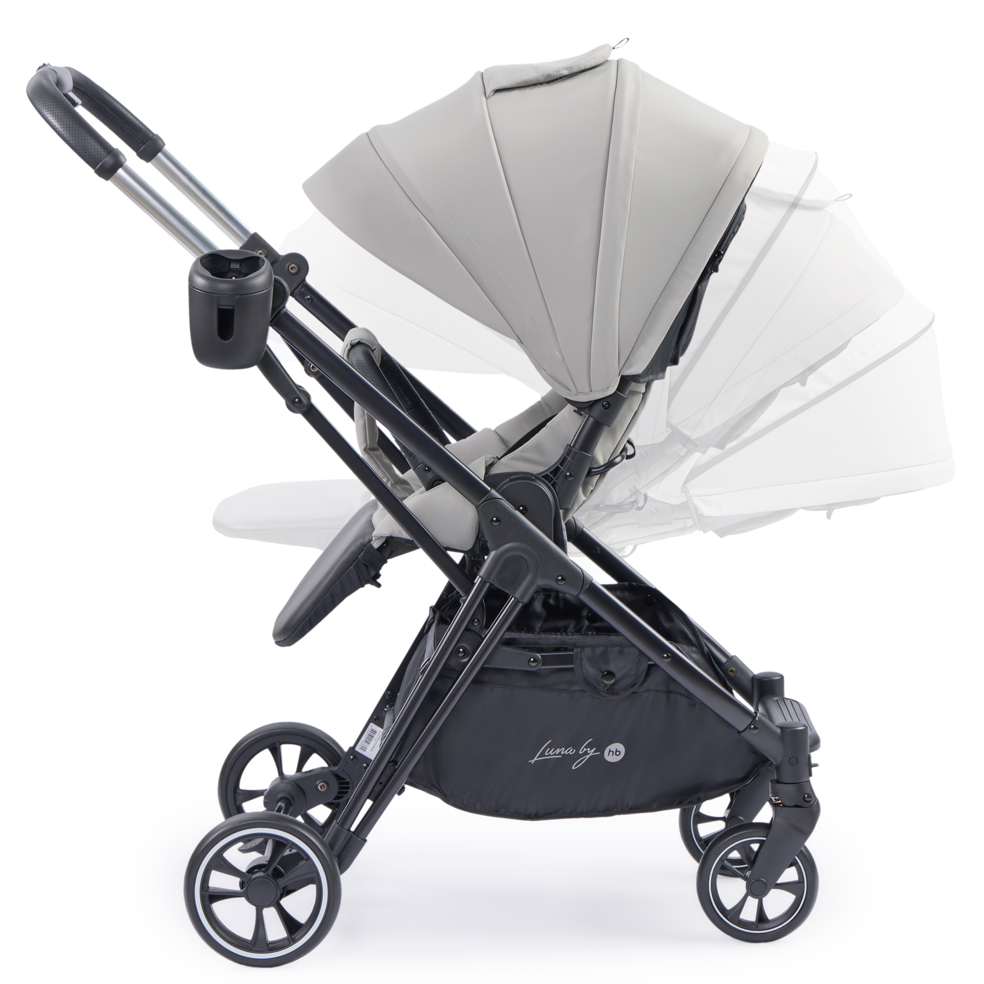 Коляска прогулочная Happy Baby Luna серый - фото 21