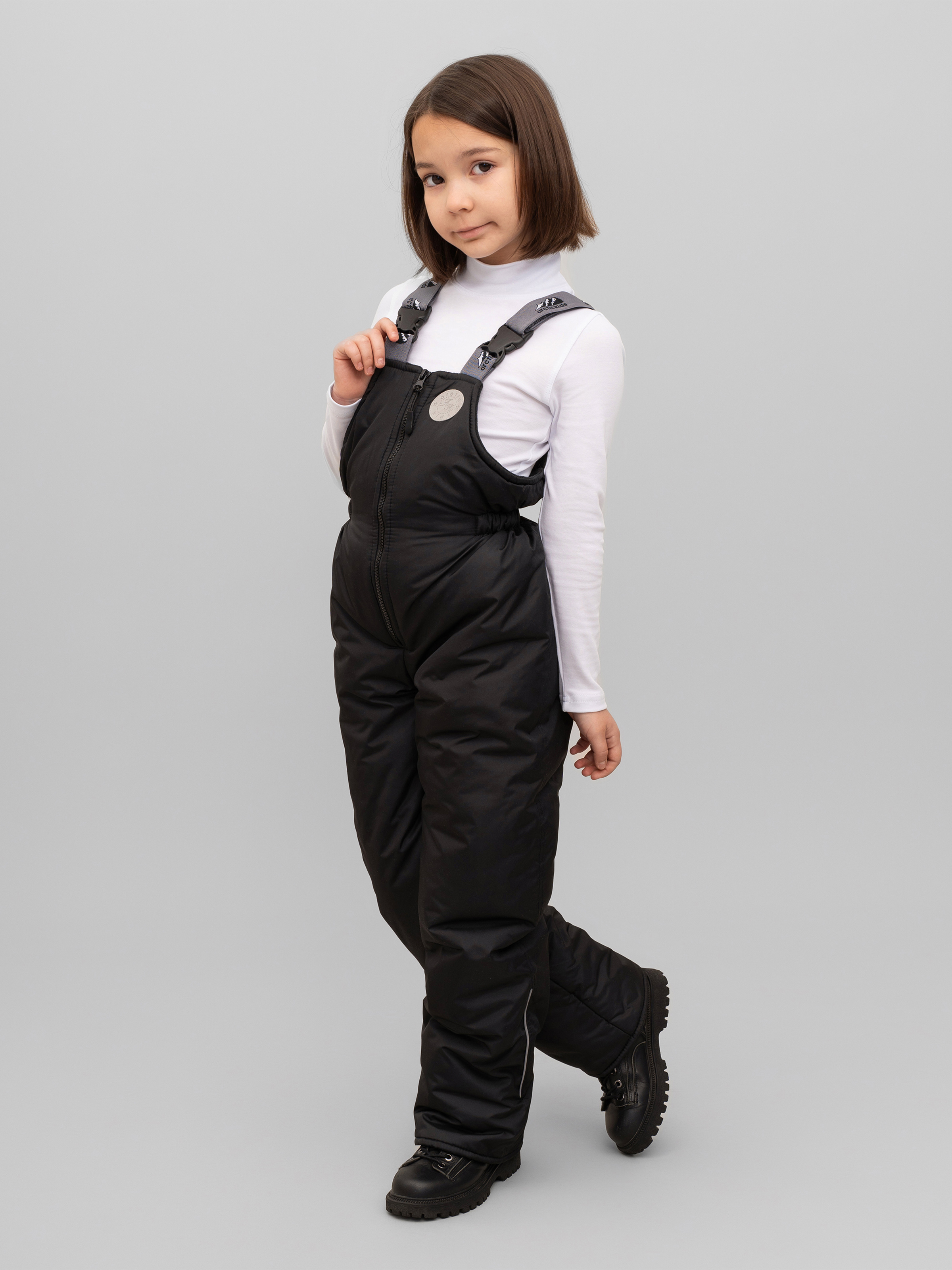 Полукомбинезон Arctic kids 60-015/1 черный - фото 11