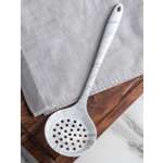 Шумовка DeNASTIA силикон мрамор белый/серый