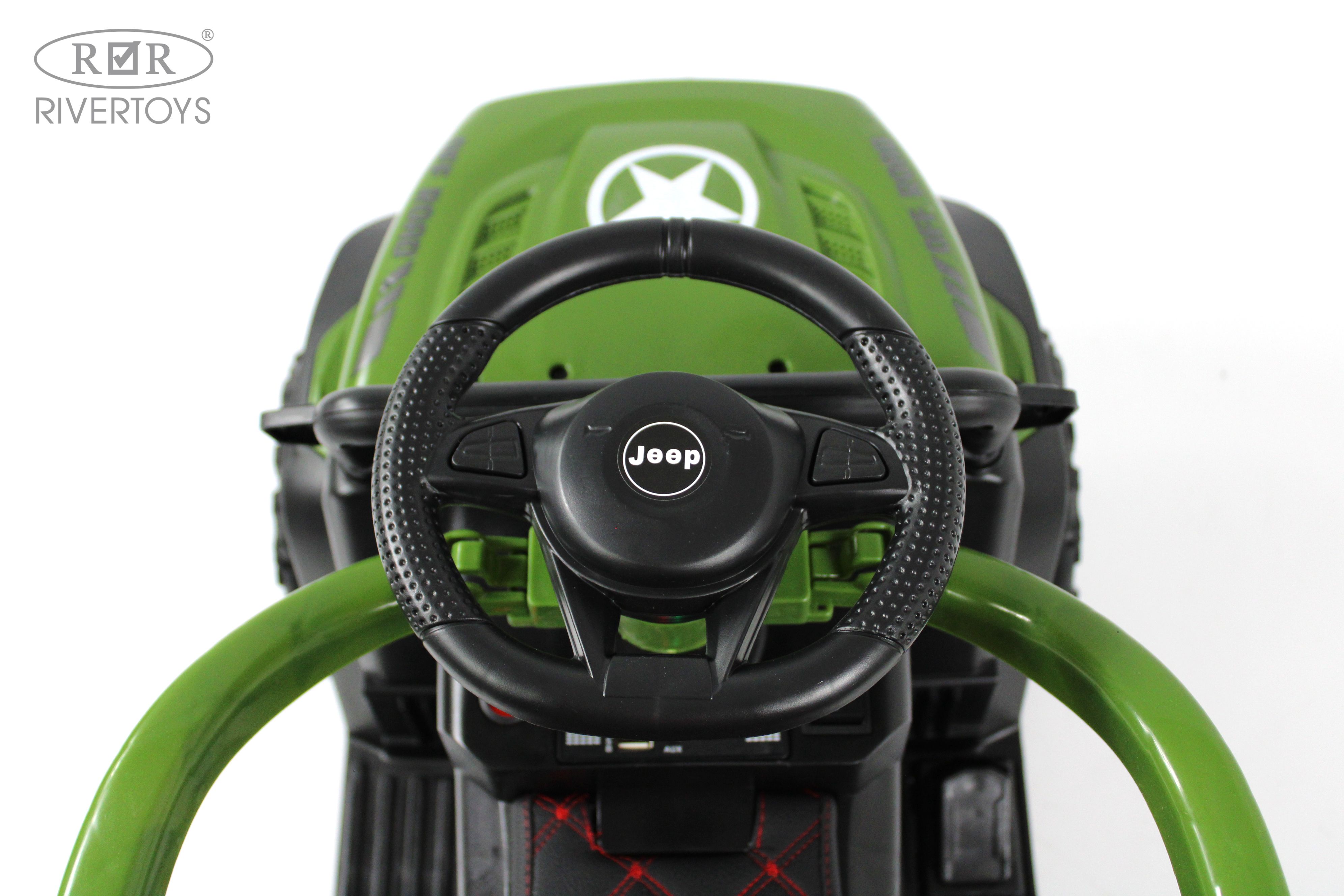 Электромобиль RIVERTOYS G003GG-GREEN С пультом ДУ - фото 16