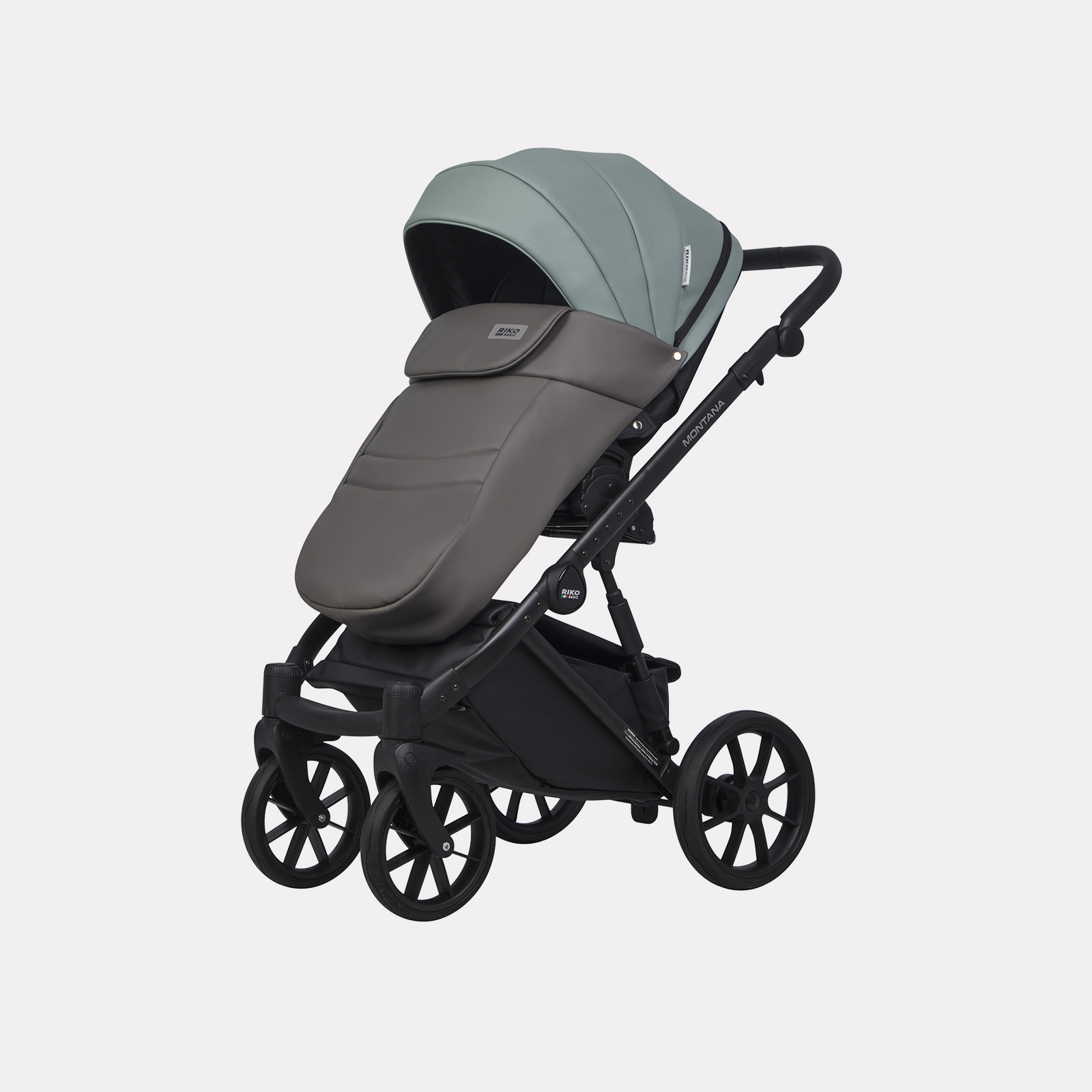 Коляска 3в1 Riko Basic Montana Ecco зеленый - фото 5