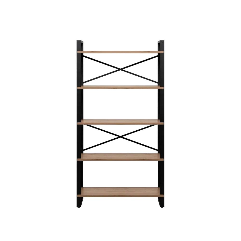 Стеллаж Leset Стилвуд 135 Черный/Дуб крафт золотой - фото 10