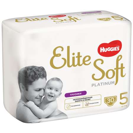 Трусики Huggies Elite Soft 5 (12-17 кг) 30 шт.