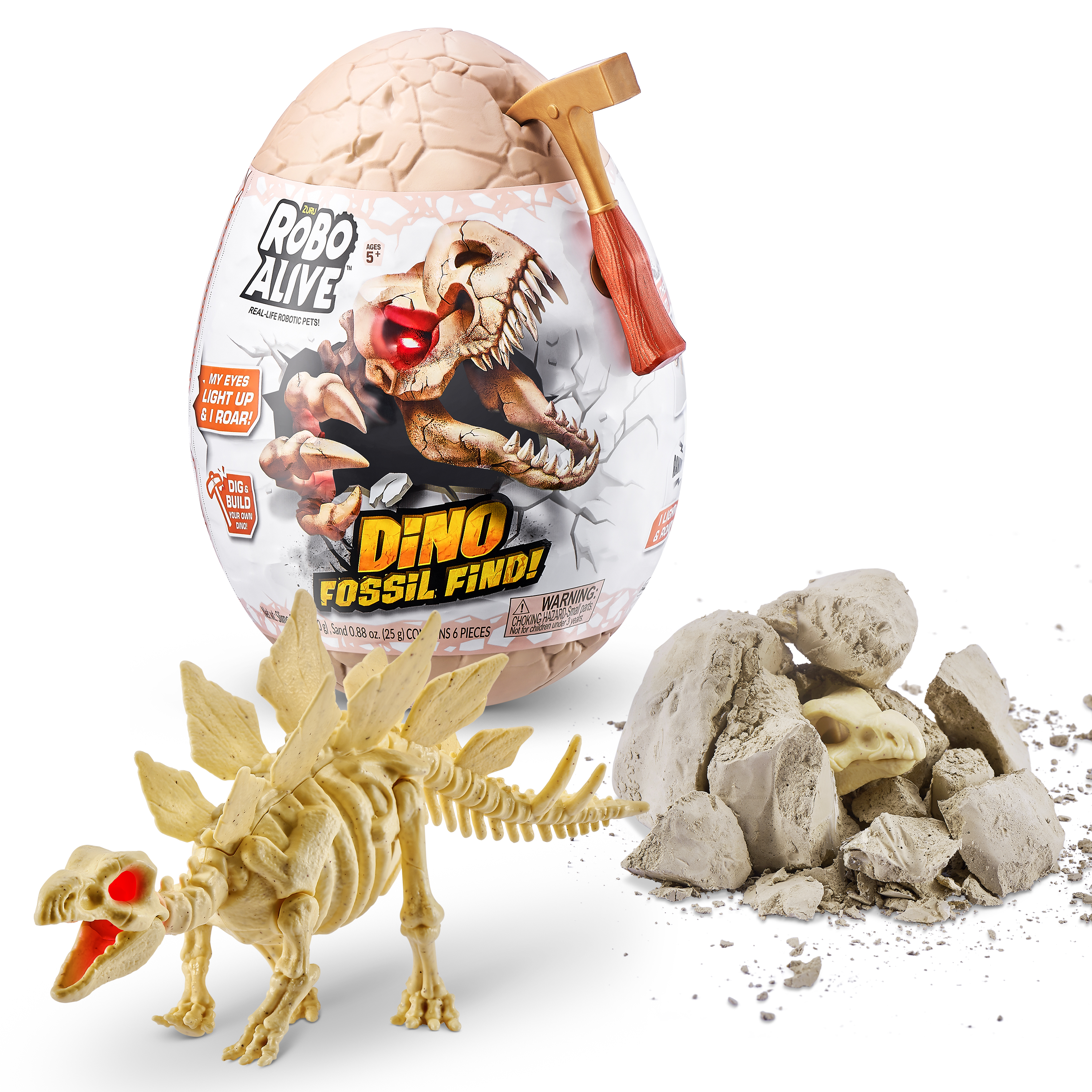 Набор для раскопок Zuru Robo Alive Dino Fossil - фото 6
