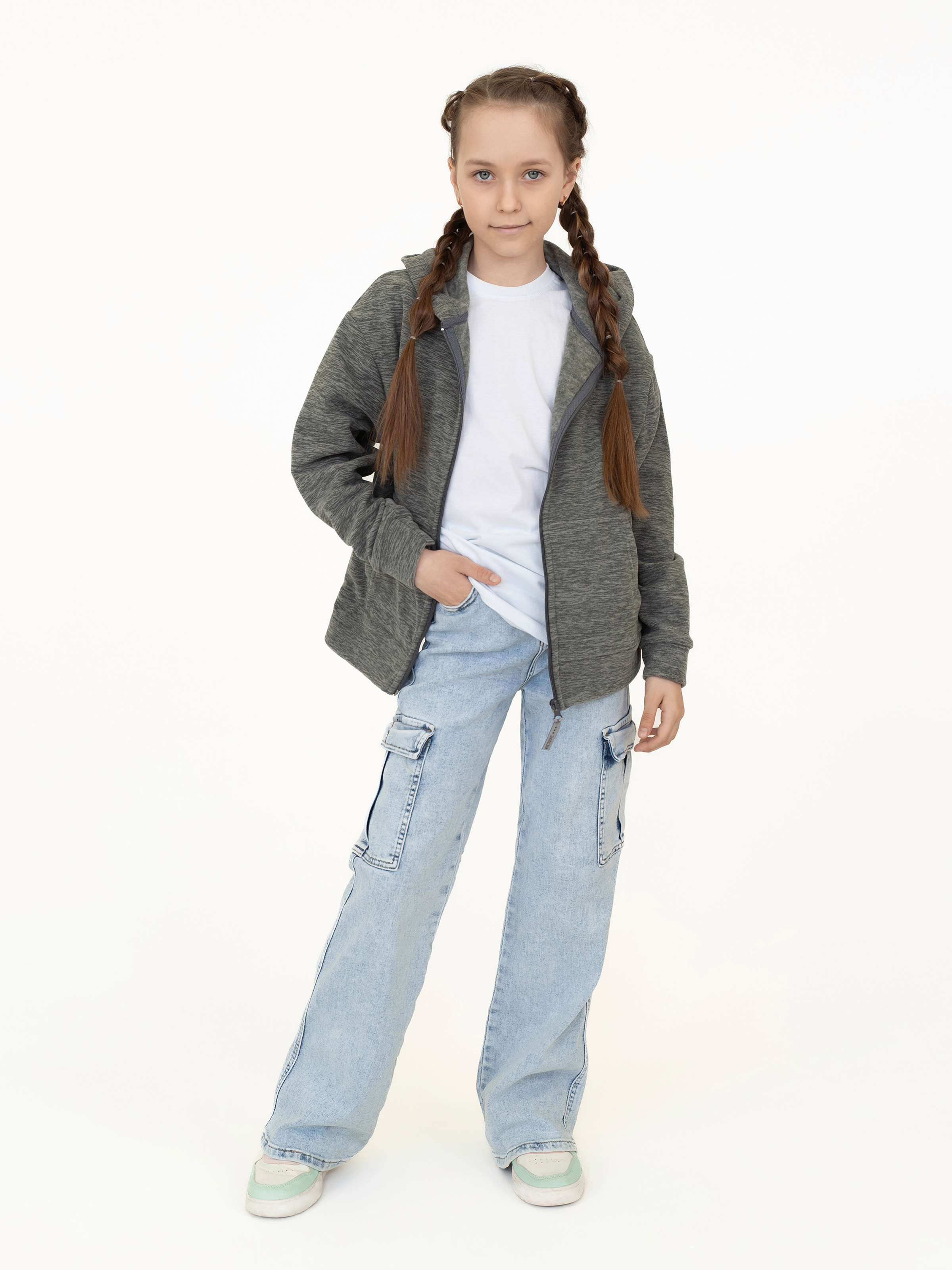 Толстовка Утенок 601кт серый - фото 21