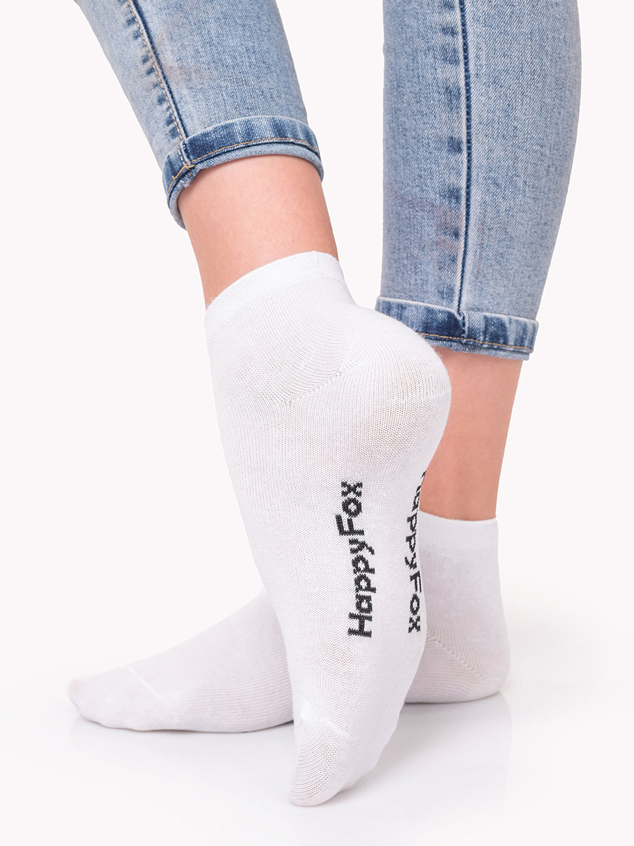 Носки 6 пар HappyFox HFET2001NBантр.бел.серый.черный - фото 4