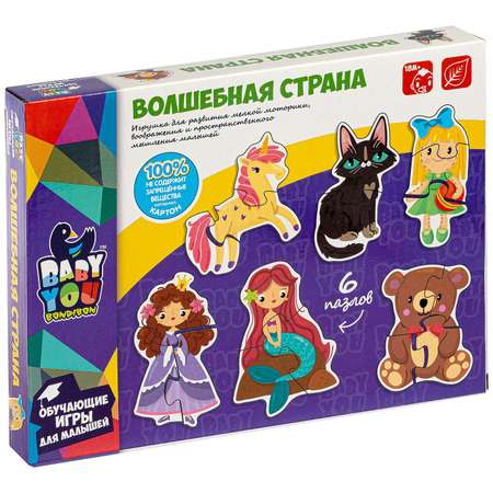 Пазл Bondibon фигурный для малышей Сказка классический