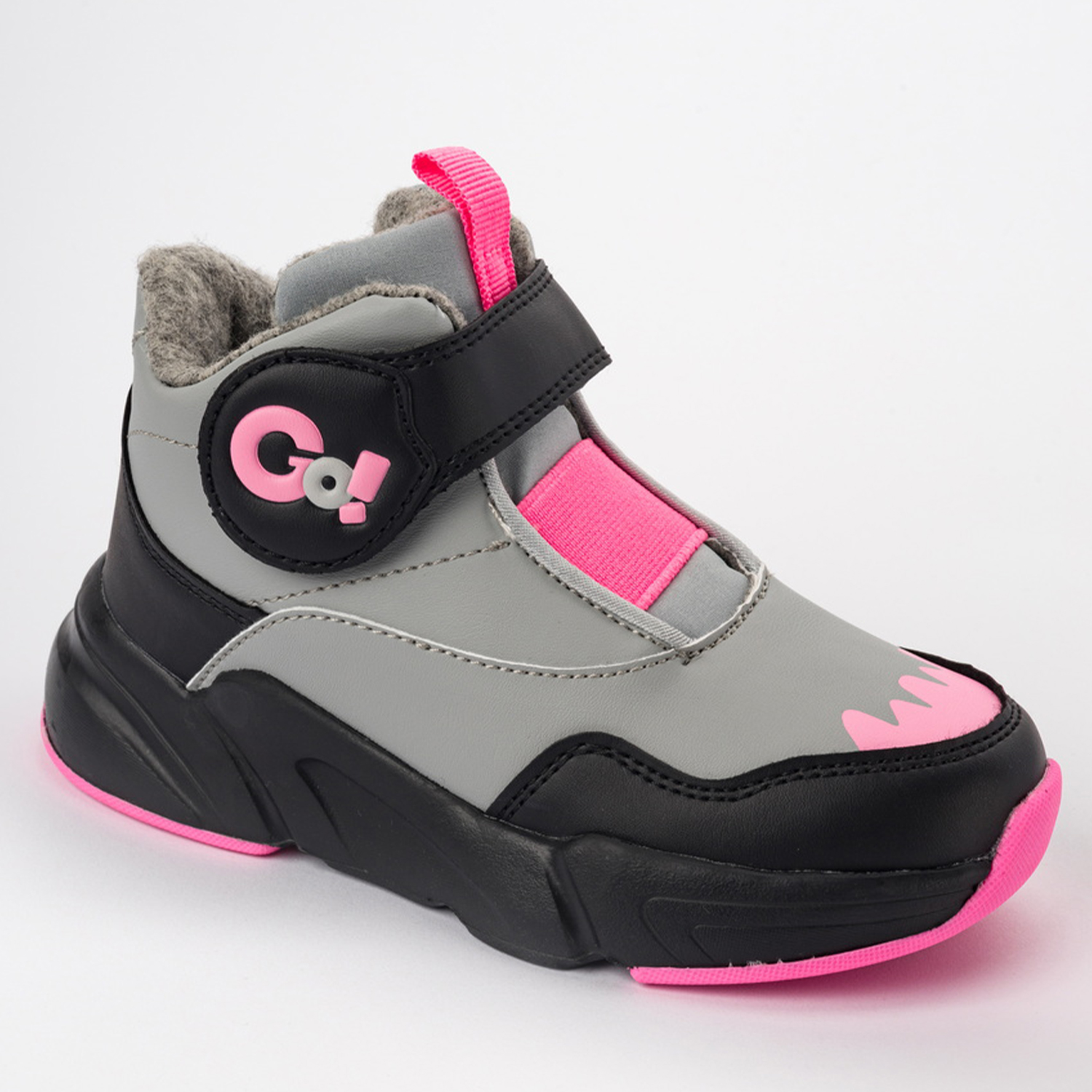 Ботинки TikkaGo 4N13_22581-1_grey-black-pink - фото 5