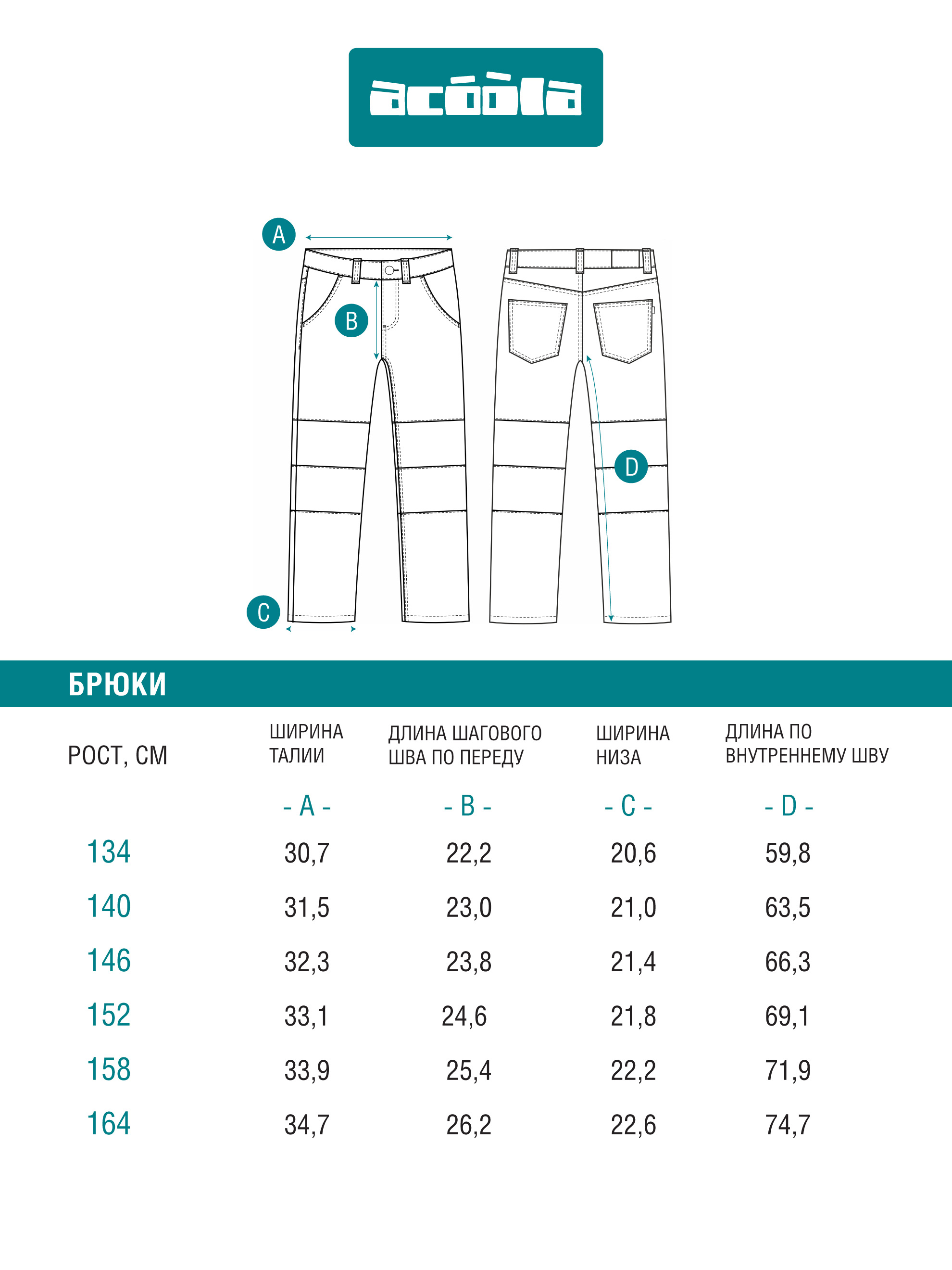 Джинсы Acoola 20210440116_0092575 - фото 4
