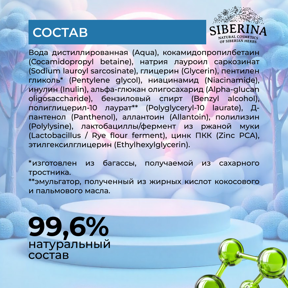 Пена Siberina 150 мл - фото 8