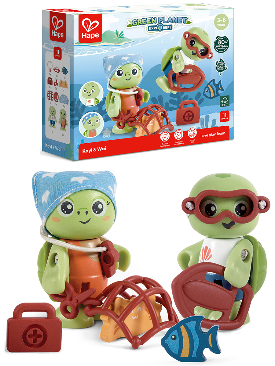 Игровой набор Hape Кейл и Вай - фото 1