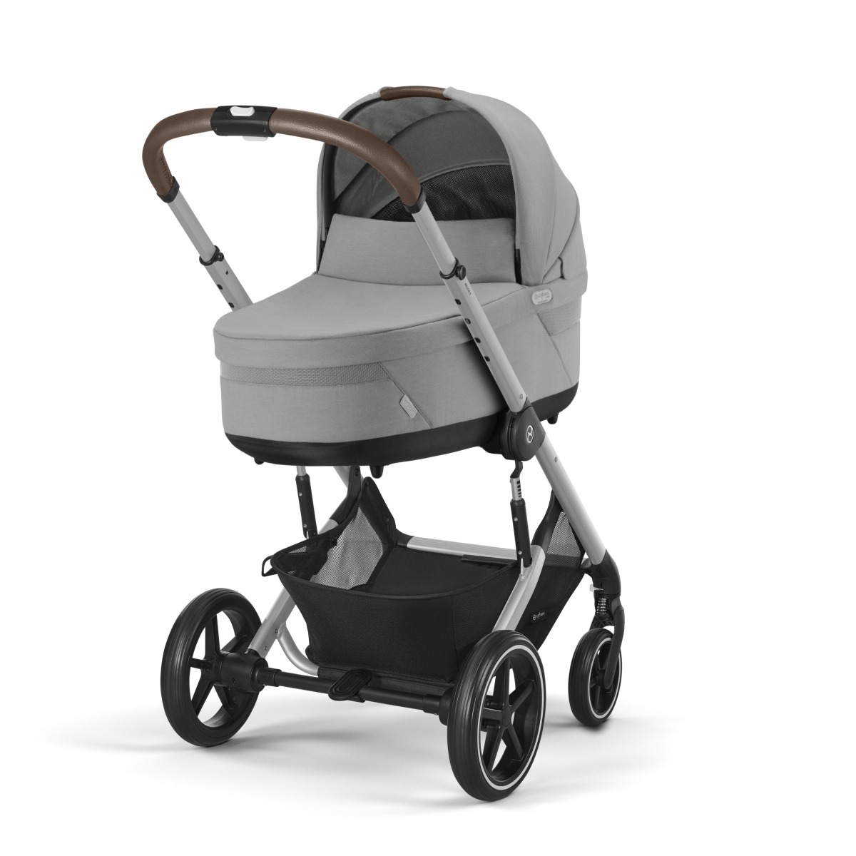 Коляска 3в1 Cybex Balios S Lux 3в1 2025 серый - фото 2