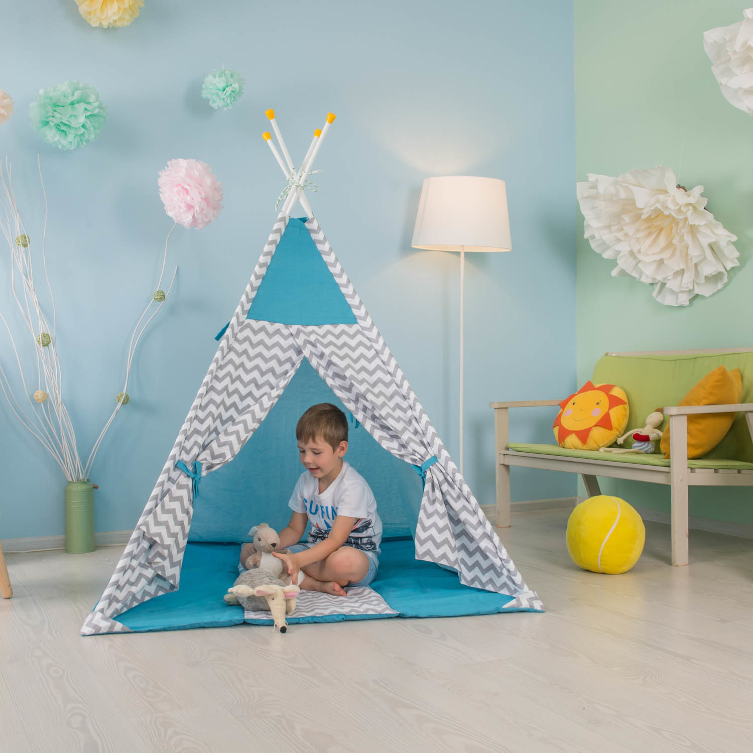 Палатка Polini kids Зигзаг - фото 16