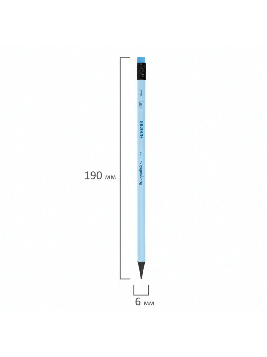 Карандаши чернографитные Funster 6 шт. - фото 10