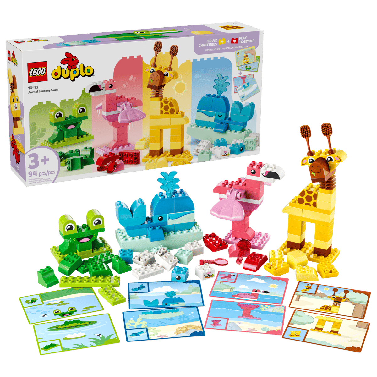 Конструктор LEGO DUPLO Игра собери животных 94 дет. - фото 1