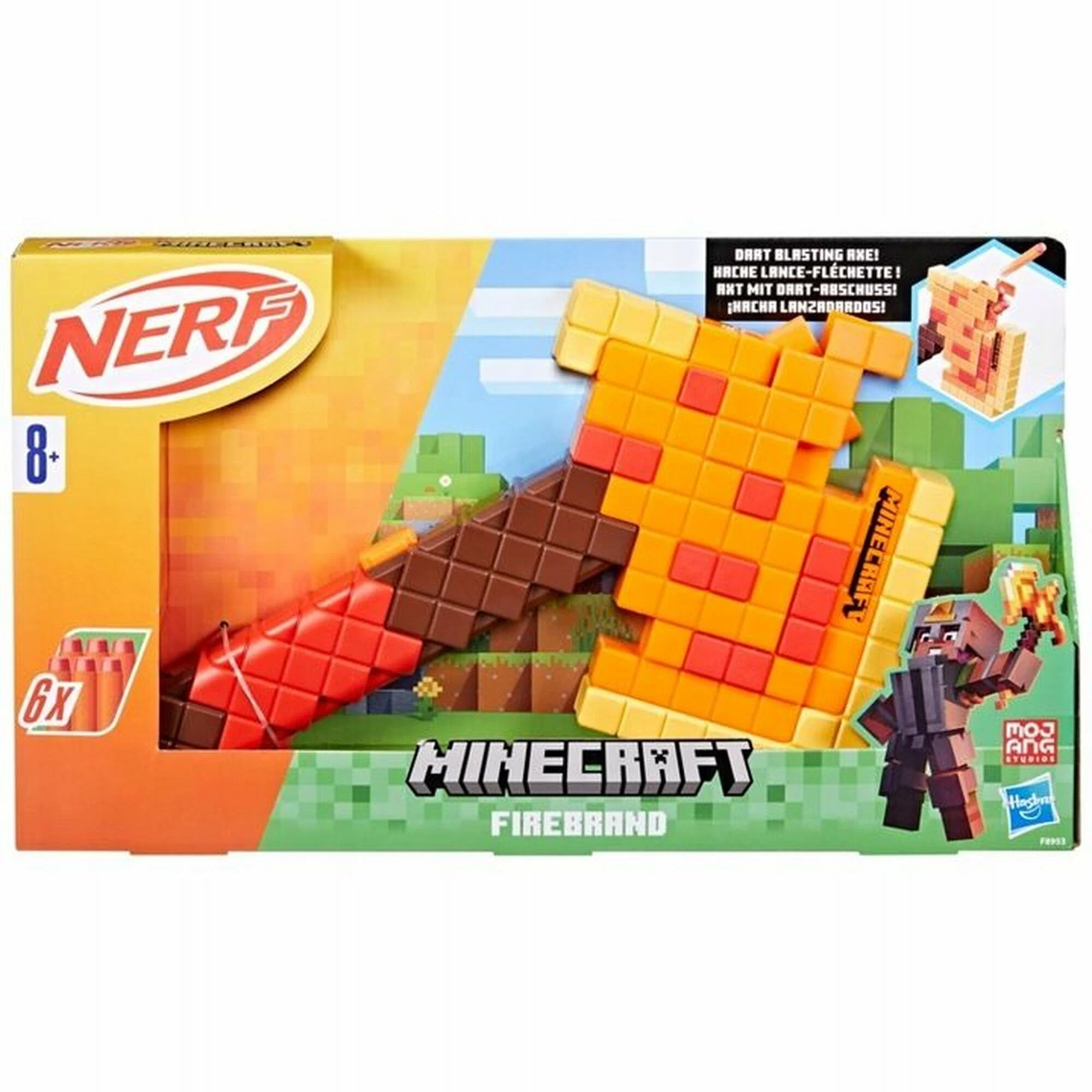 Топор игрушечный Nerf Minecraft Firebrand - фото 6