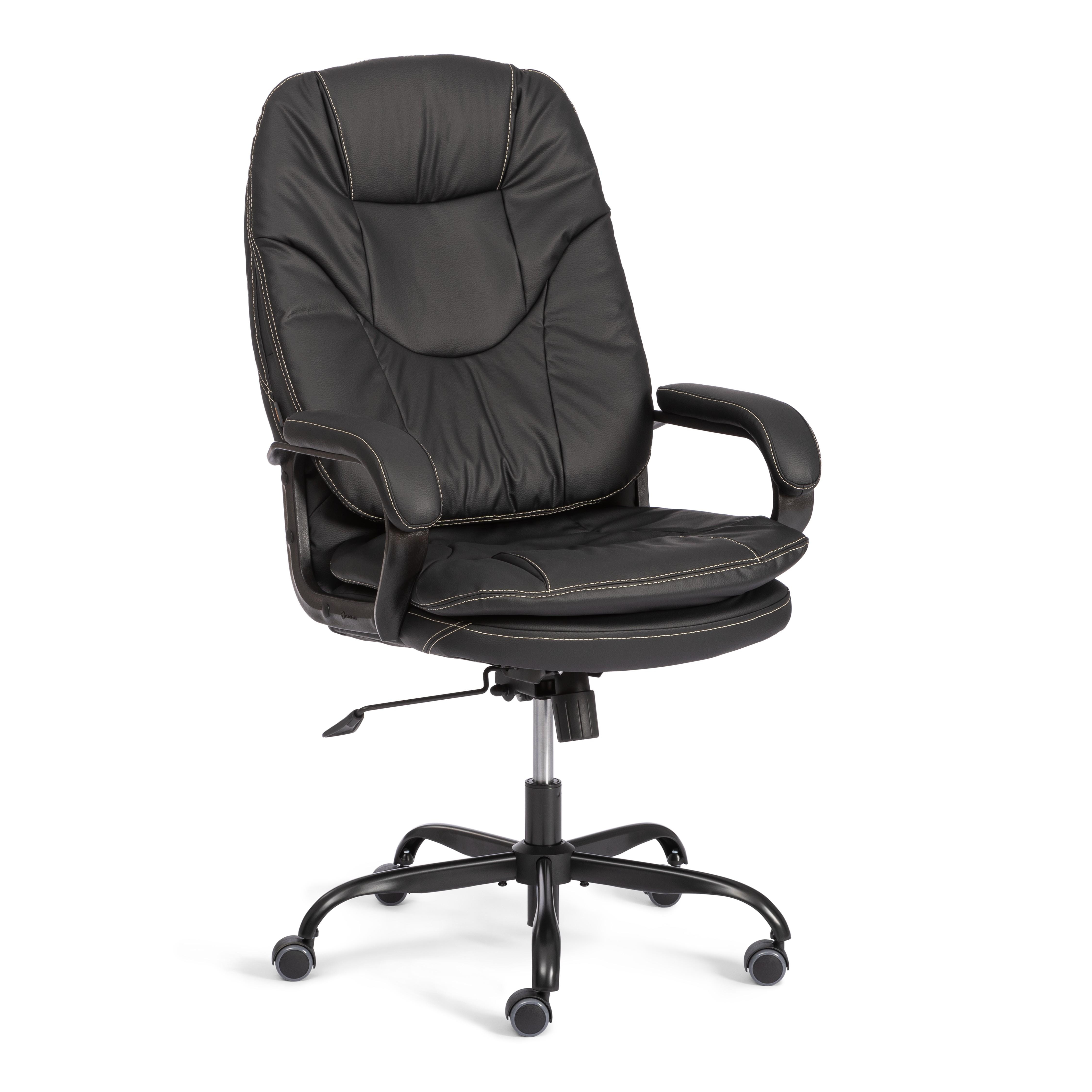 Компьютерное кресло TETCHAIR Комфорт Люкс кож/зам черный - фото 3
