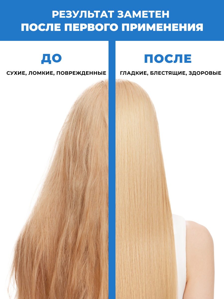 Крем-спрей 21в1 для волос Лошадиная сила с термозащитой для укладки несмываемый 250мл - фото 6