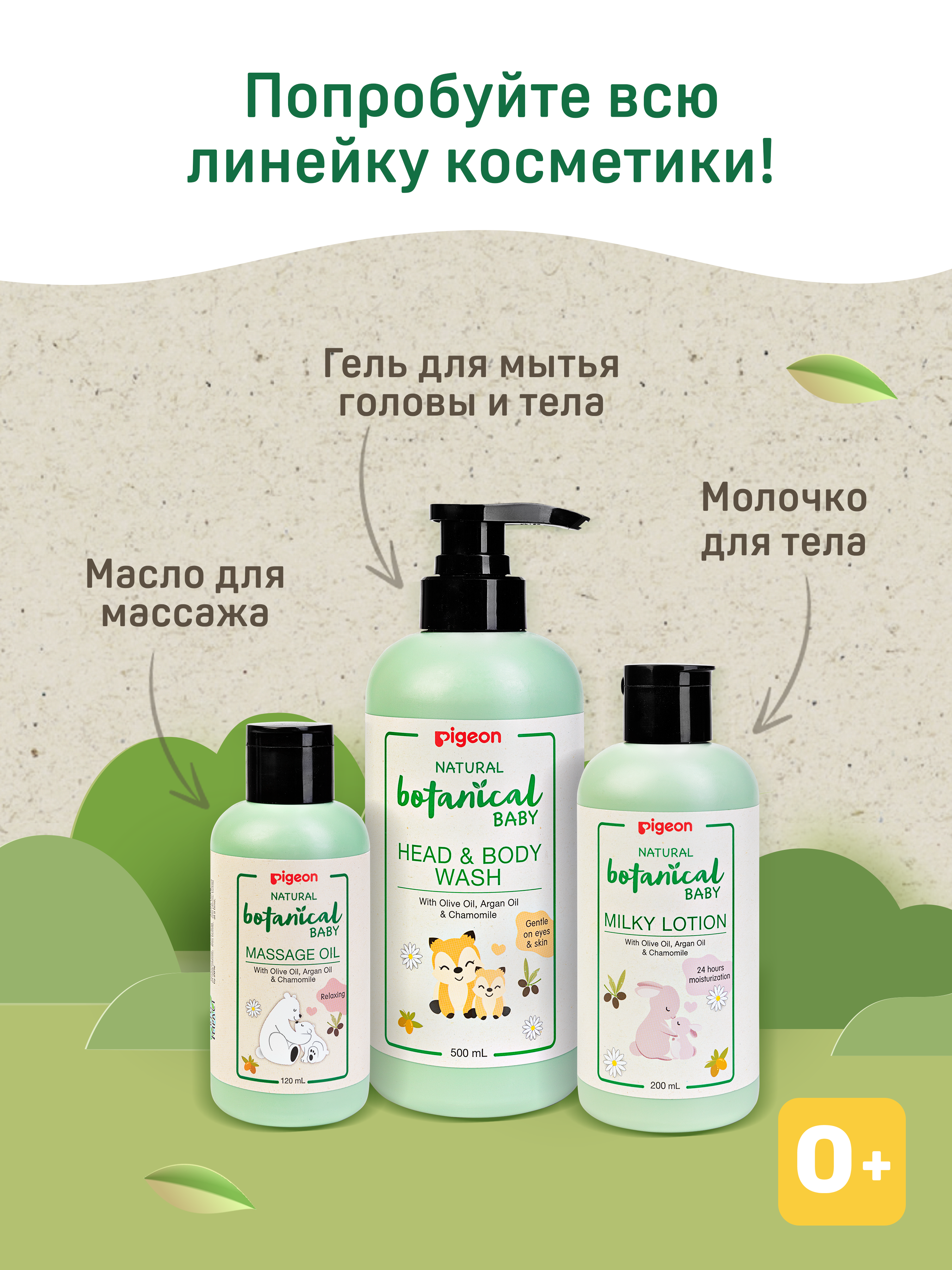 Молочко Pigeon Natural Botanical 200 мл - фото 6