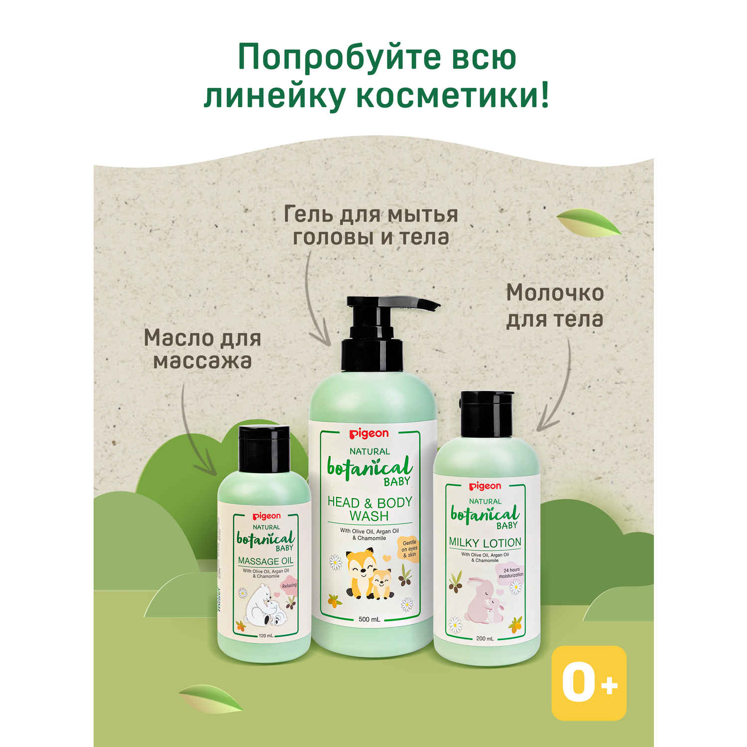Молочко Pigeon Natural Botanical 200 мл - фото 6
