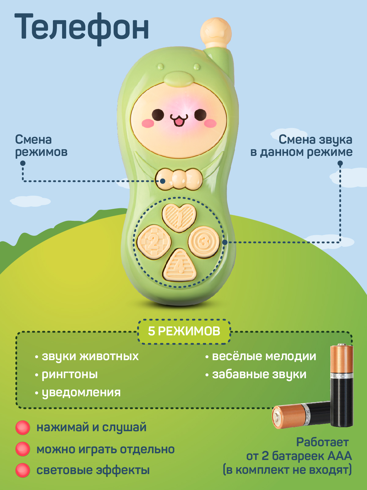 Ходунки Smart Baby Музыкальный бизиборд 3 в 1 бирюзовый - фото 6