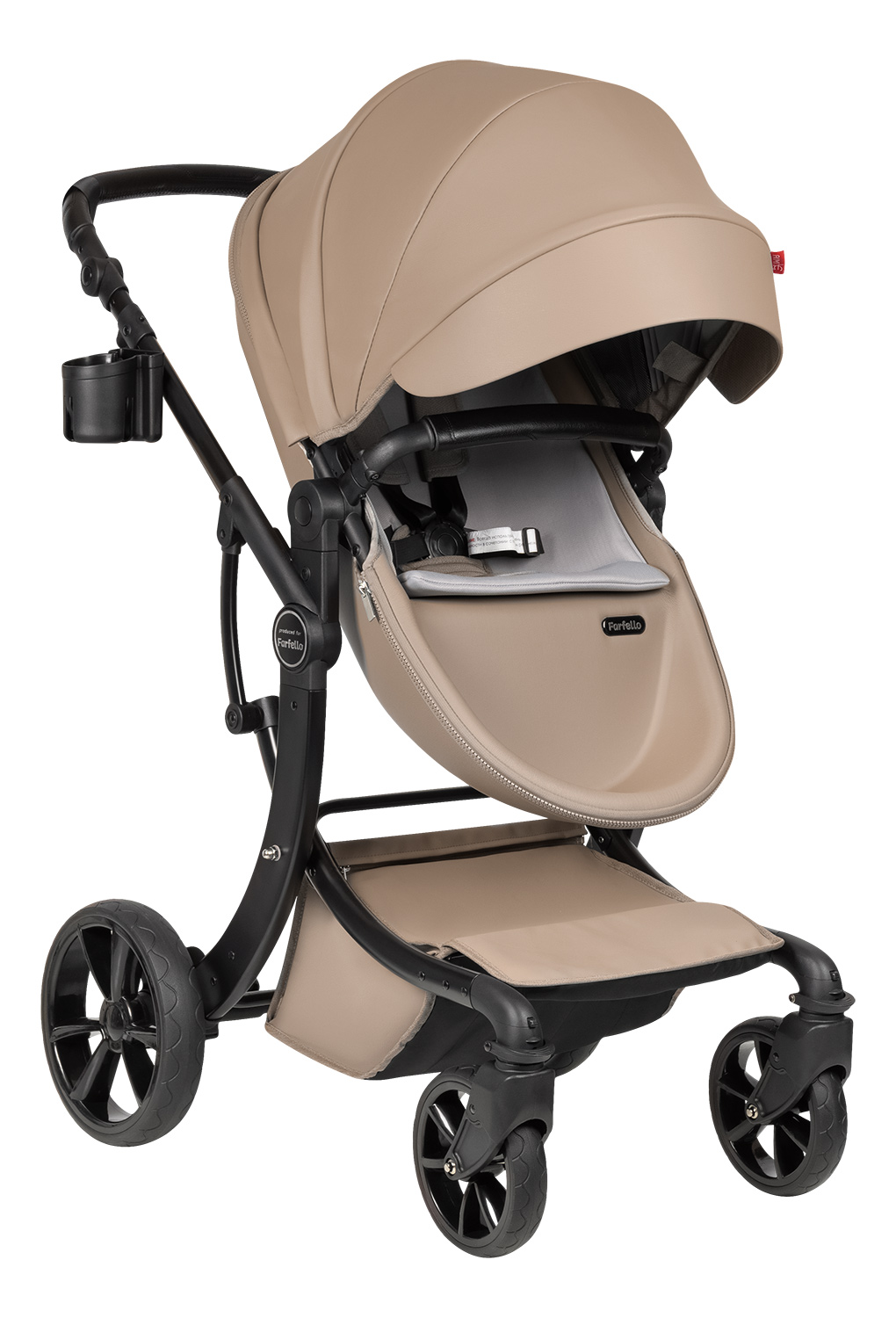 Коляска трансформер Aimile Spring коричневый - фото 12