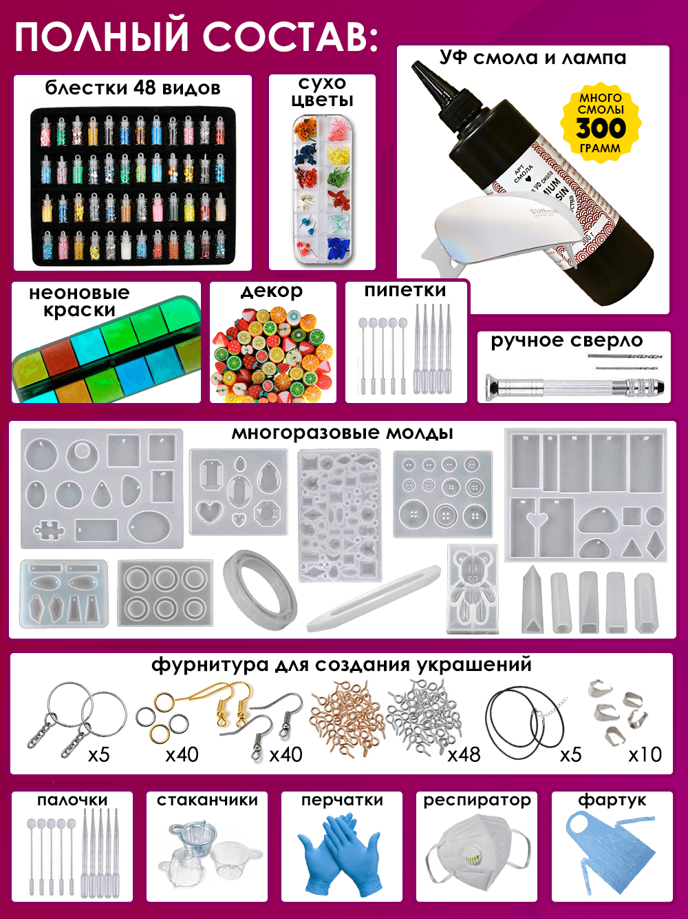 Набор для творчества Арт Смола эпоксидная смола BN-170 - фото 2