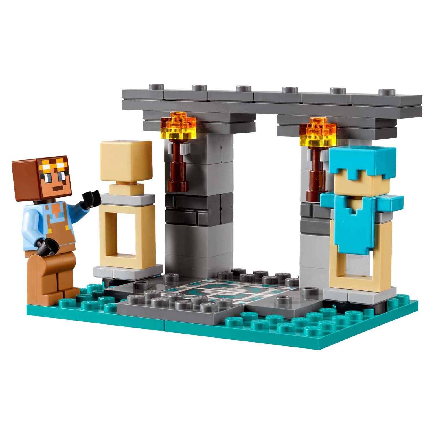 Конструктор LEGO Minecraft Оружейная палата блочный - фото 4