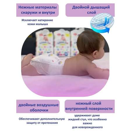 Трусики ТОТОША Comfort Care для новорожденных 4 (9-11) 44 шт.