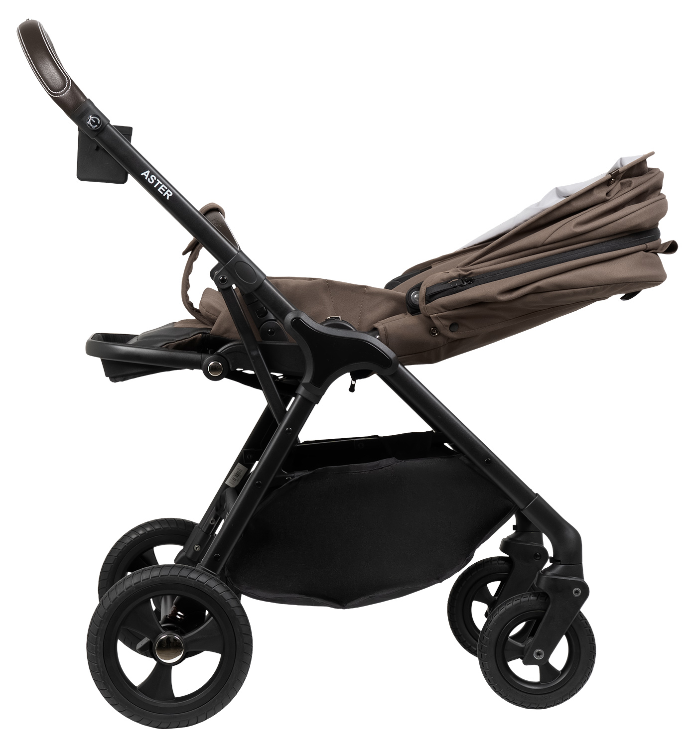 Коляска прогулочная Aimile Астра / Aster коричневый - фото 15