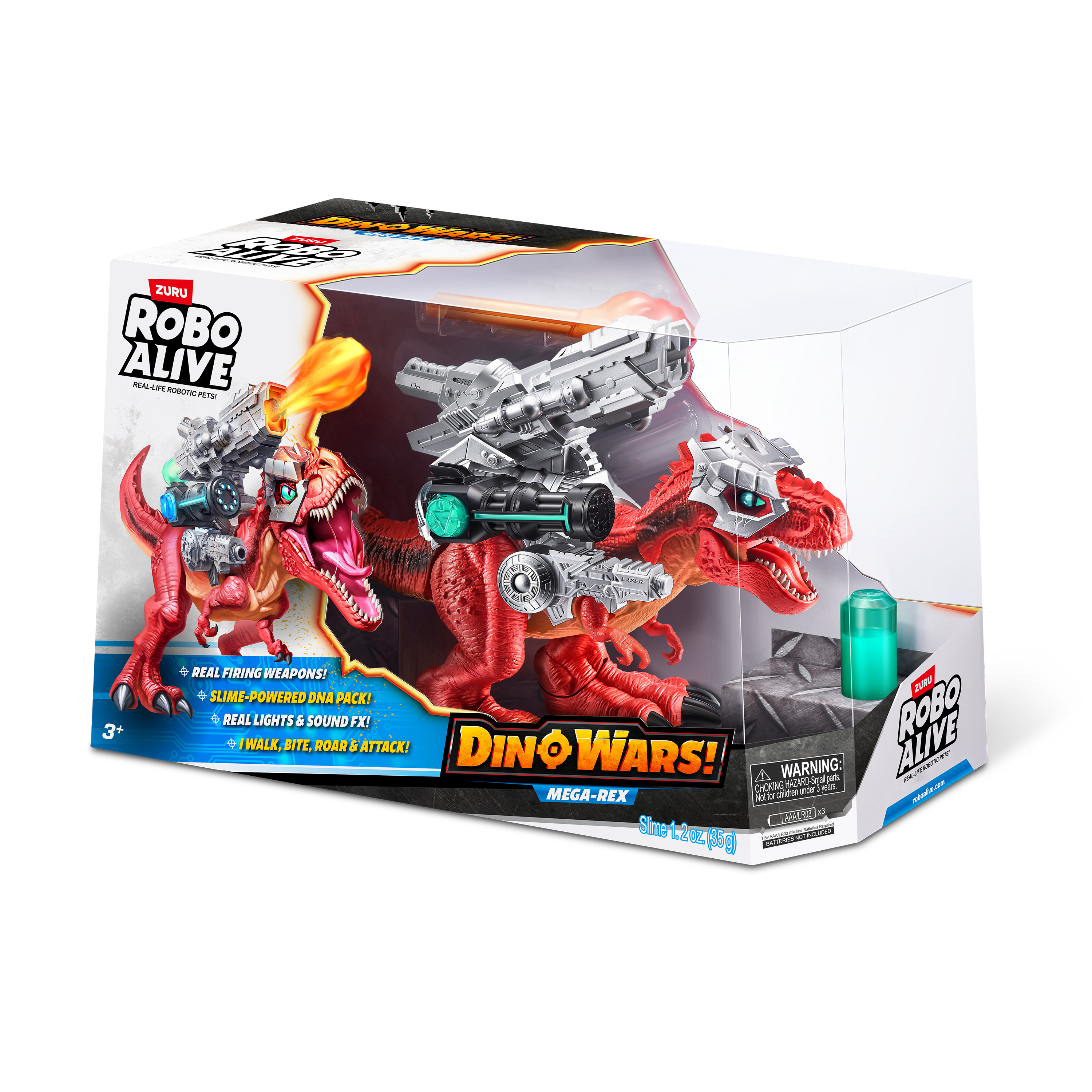 Фигурка Zuru ROBO ALIVE Гигантский Боевой Ти-рекс - фото 10