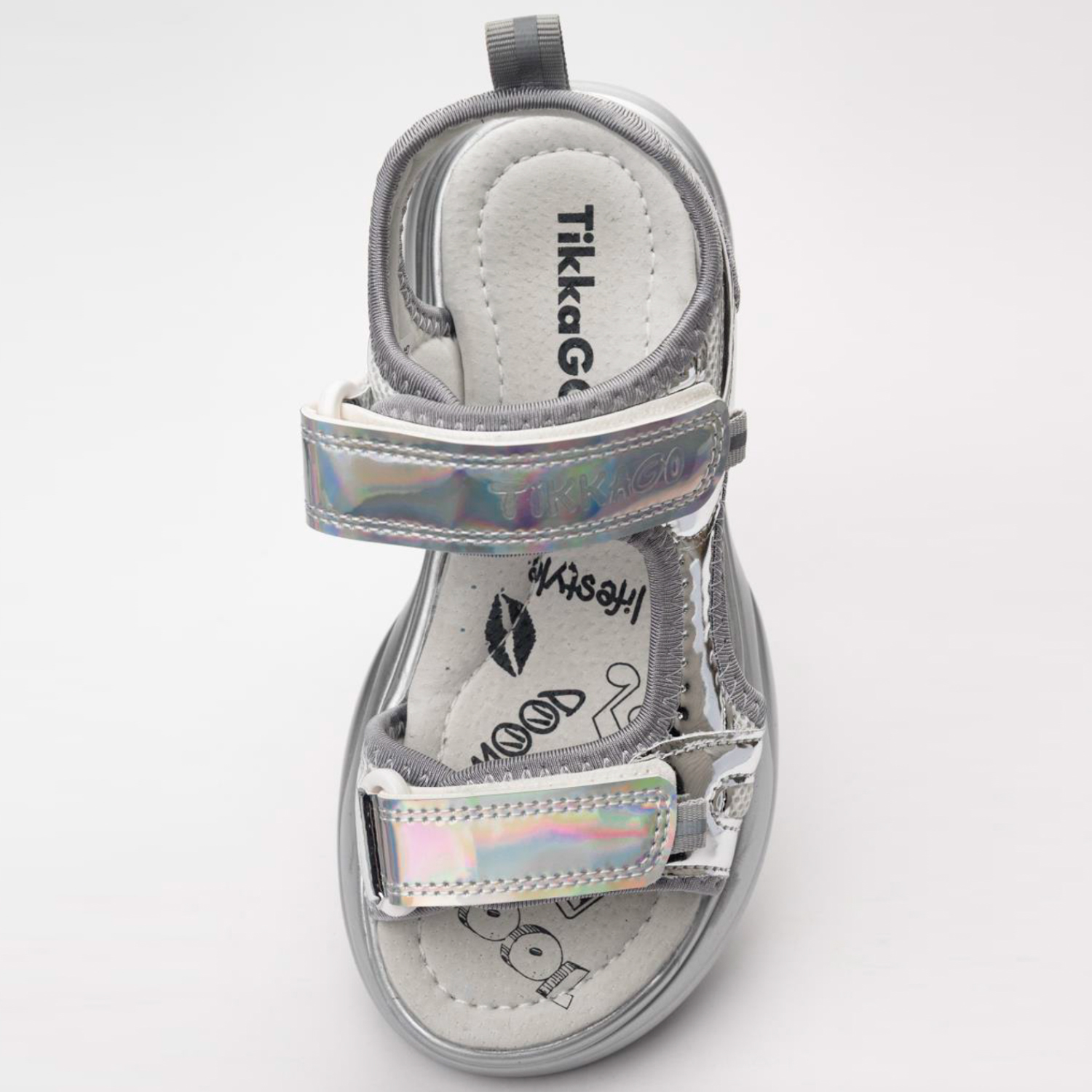 Сандалии TikkaGo 7F17_2606_silver - фото 5