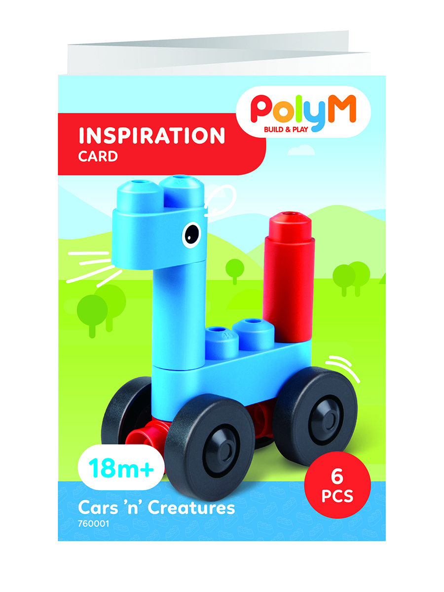 Конструктор Hape Автомобиль и существа из мини-блоков 6 дет. - фото 10