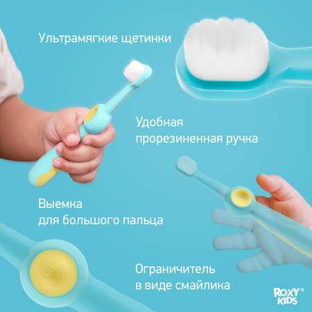 Зубная щетка классическая ROXY-KIDS 2 шт.