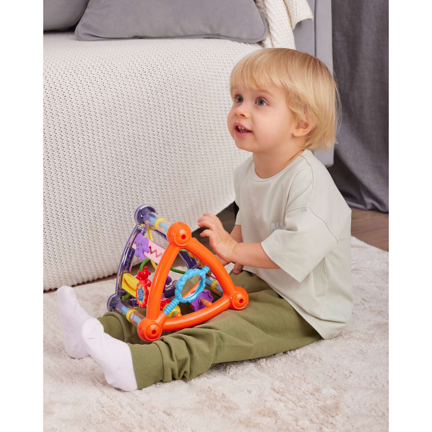 Игрушка BabyGo развивающий центр Треугольник - фото 3