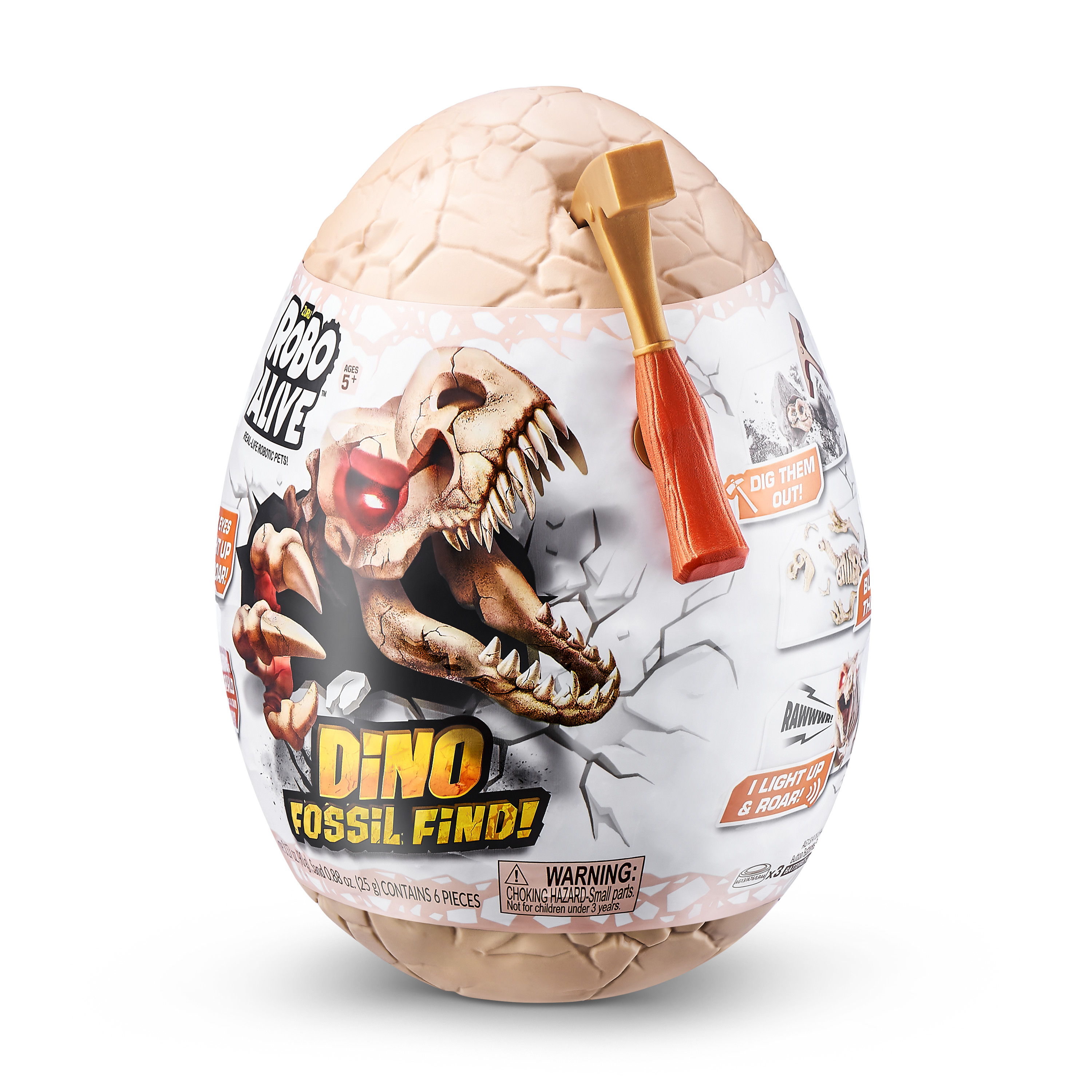 Набор для раскопок Zuru ROBO ALIVE Dino Fossil Find - фото 12