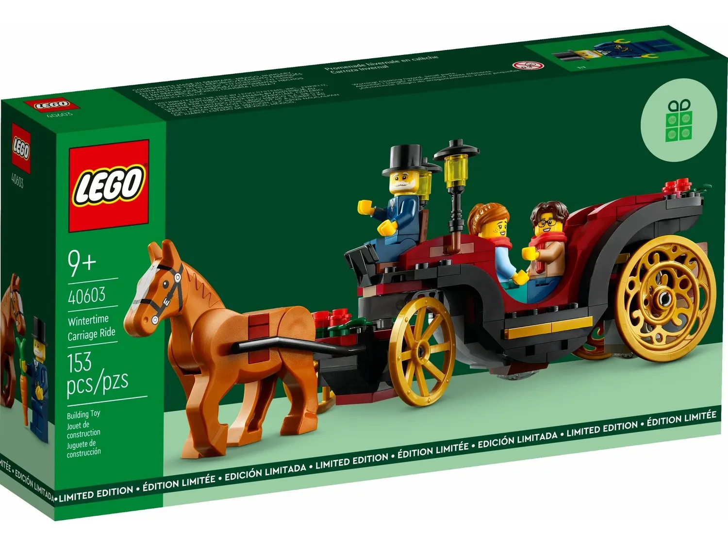 Изображение товара Конструктор LEGO Creator Expert 40603 Зимняя поездка в карете