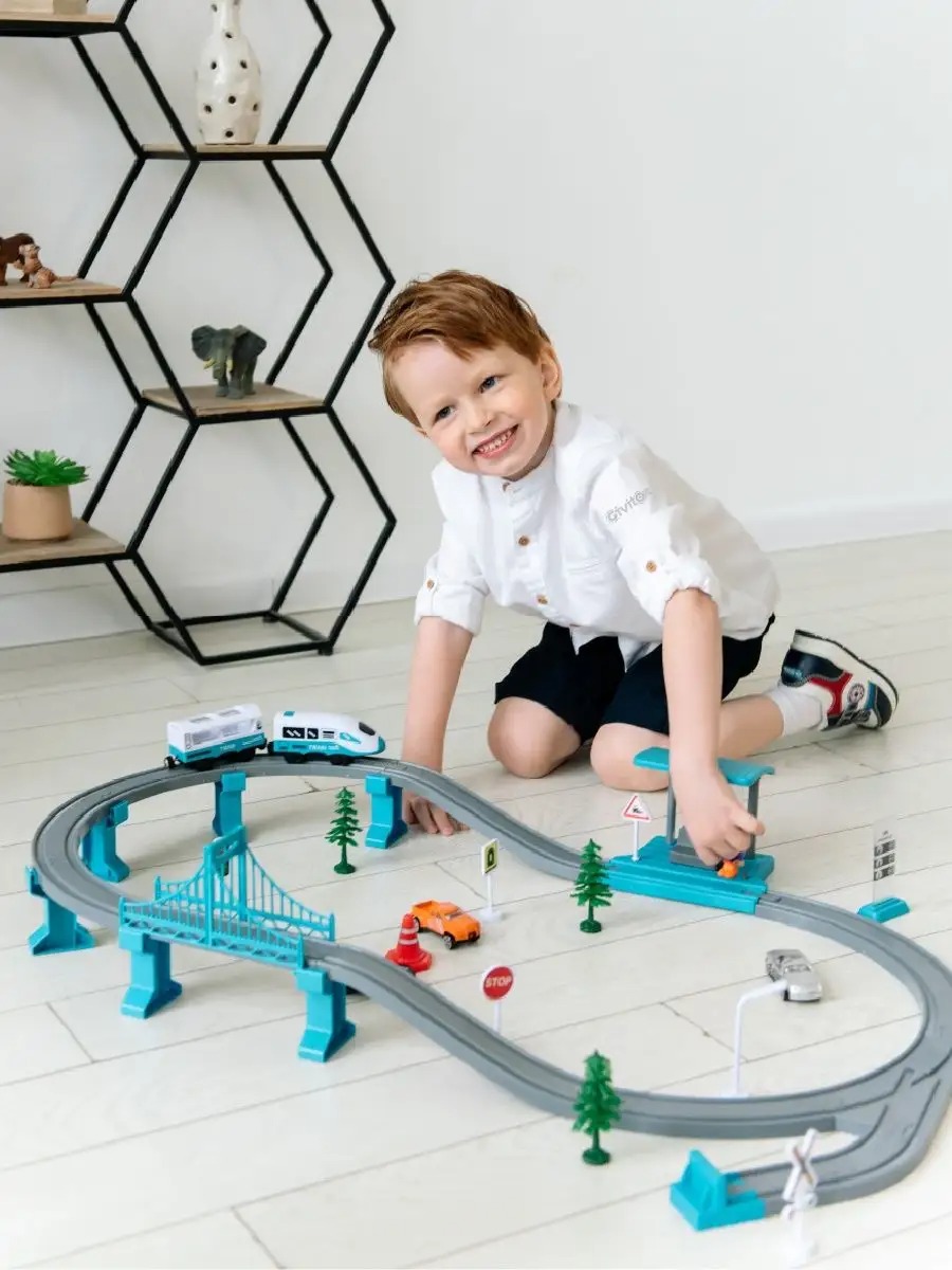 Набор железнодорожный Givito G211-015 - фото 3