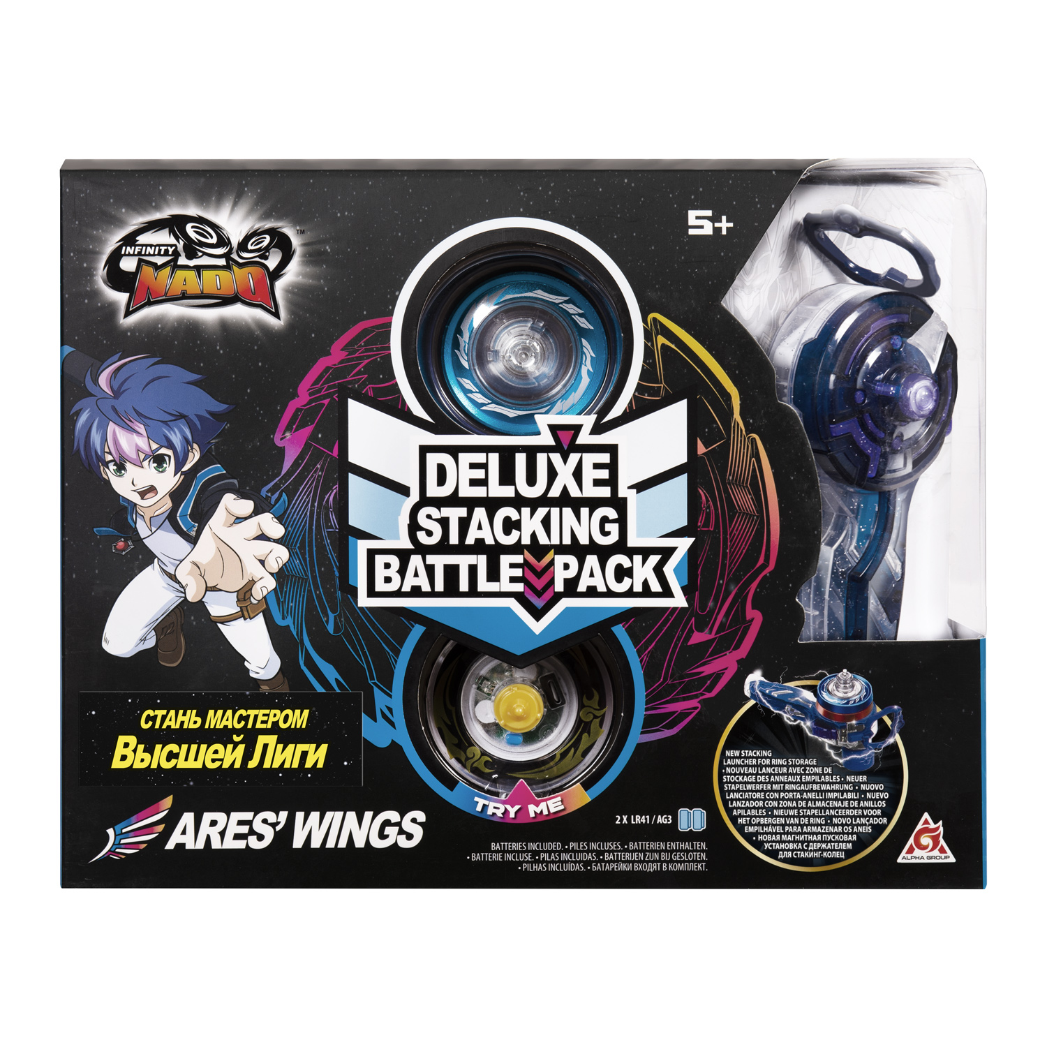 Игровой набор Infinity Nado Волчок Стакинг Ares Wings - фото 2
