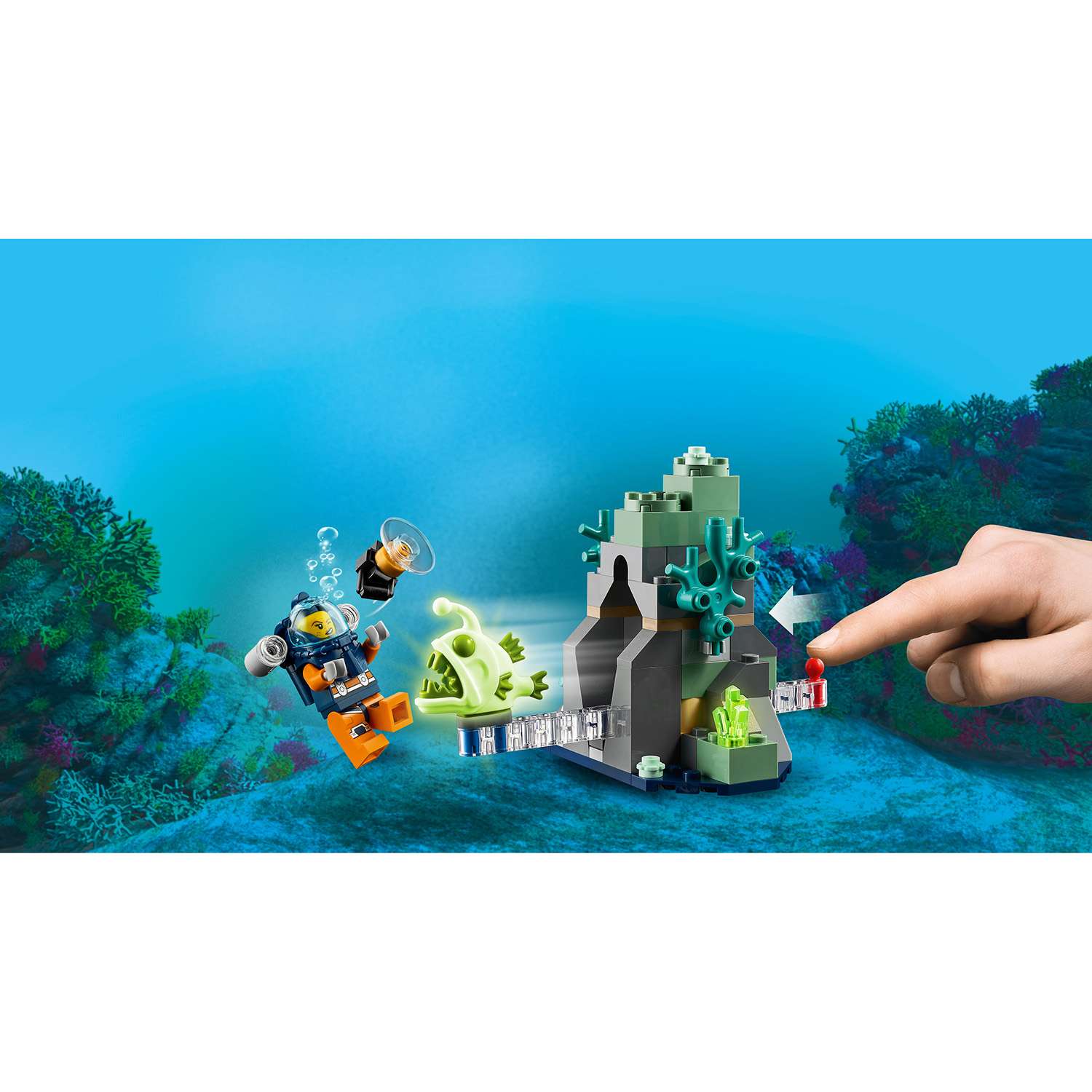 Конструктор LEGO City Ocean Exploration Submarine блочный - фото 12
