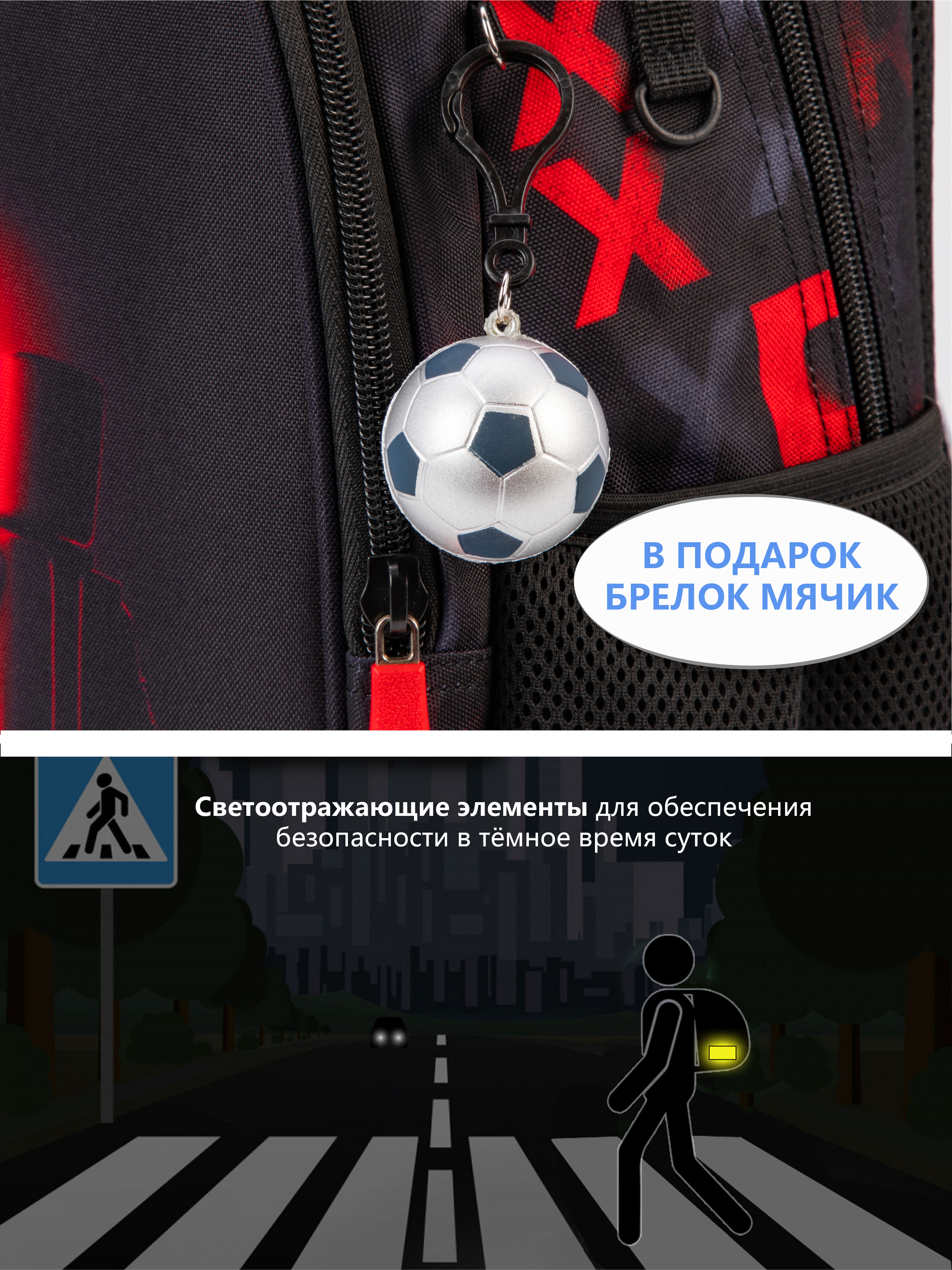 Рюкзак School Standard школьный для мальчика+брелок - фото 9