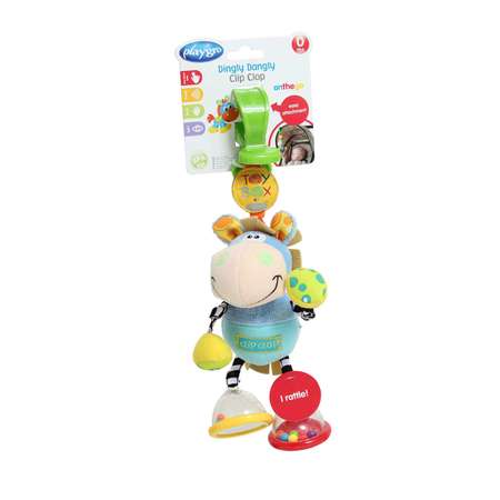 Игрушка-подвеска Playgro Ослик с погремушкой в ассортименте 0101140