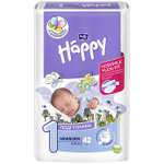 Подгузники Bella baby Happy для новорожденных NB (2-5 кг) 42 шт.