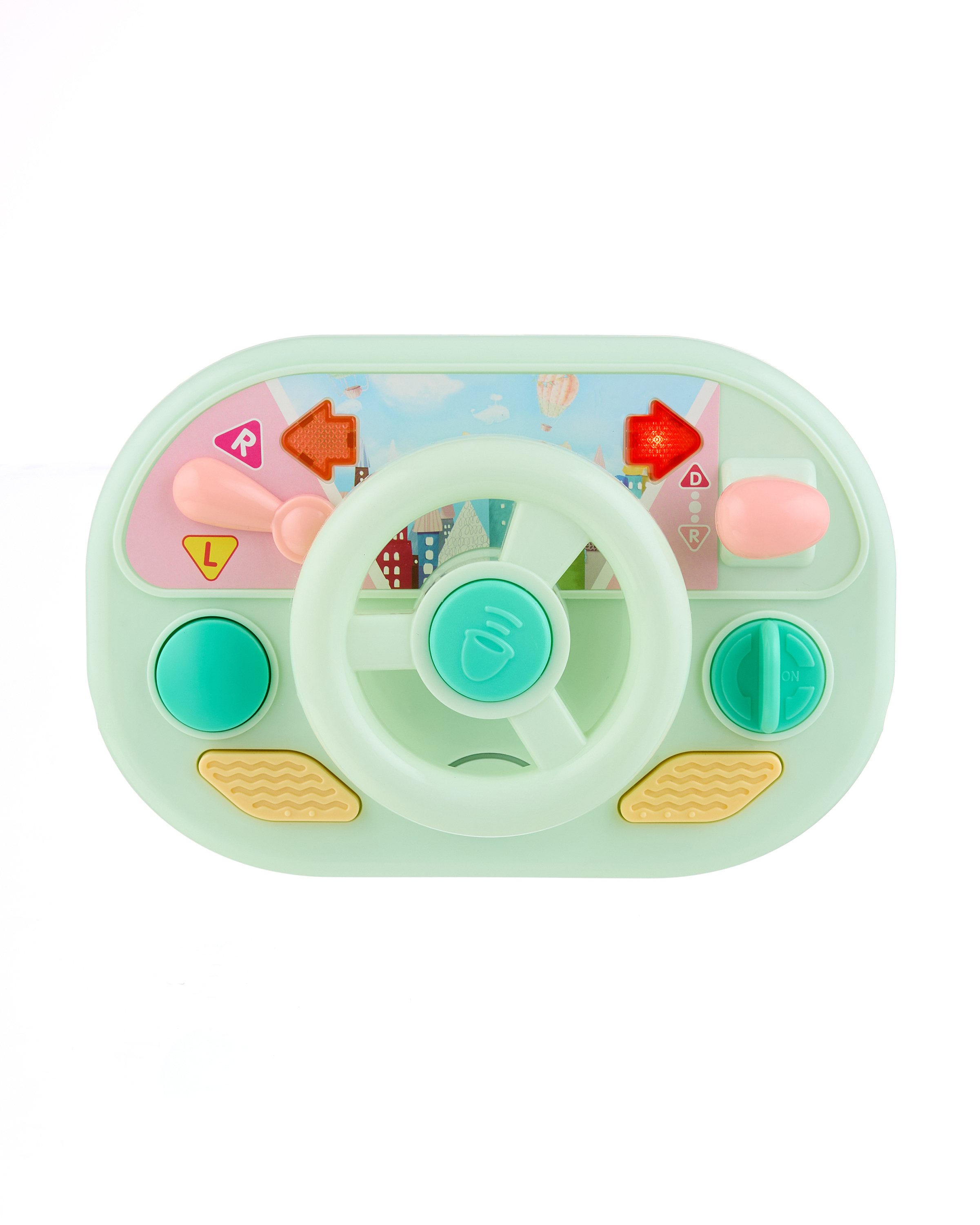 Каталка BabyGo вертолет зеленый - фото 7