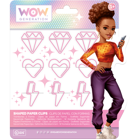 Скрепки WOW Generation 9 шт.